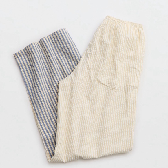 aerie Off-Duty Seersucker Skater Pajama Pants - Picture 6 of 9